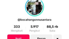 Akun Tiktok Bocah Angon yang diduga langgar UU ITE (foto: SBKM)