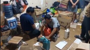 Tiga Pelaku ditangkap  Penjualan Oli Palsu di Wilayah Kembangan, Jakarta Barat (Jakbar)