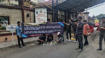 Gelar Aksi di Mabes Polri, GMPKK Desak Pencopotan Kapolres Mimika dan Kasat Reskrim