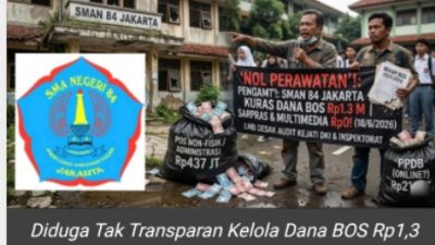 Diduga Penyalahgunaan Dana BOS Rp951 Juta, Sarpras Multimedia 3 Tahap Dibiarkan 0 Rupiah