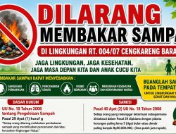 Warga Keluhkan Pembakaran Sampah Rumah Tangga yang Diduga Ganggu Kesehatan Anak