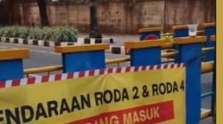 Penutupan Akses Jalan Satria Sudirman Protokol Tanpa Izin Resmi