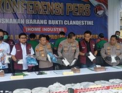 Polres Metro Jakbar Pemusnahan Barang Haram Bahan Baku Karisoprodol